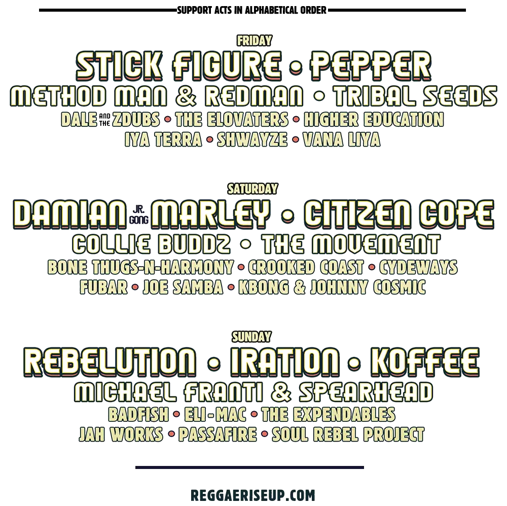 Reggae Rise Up Maryland Festival 2023 Lineup Tickets Info Experience Contact
