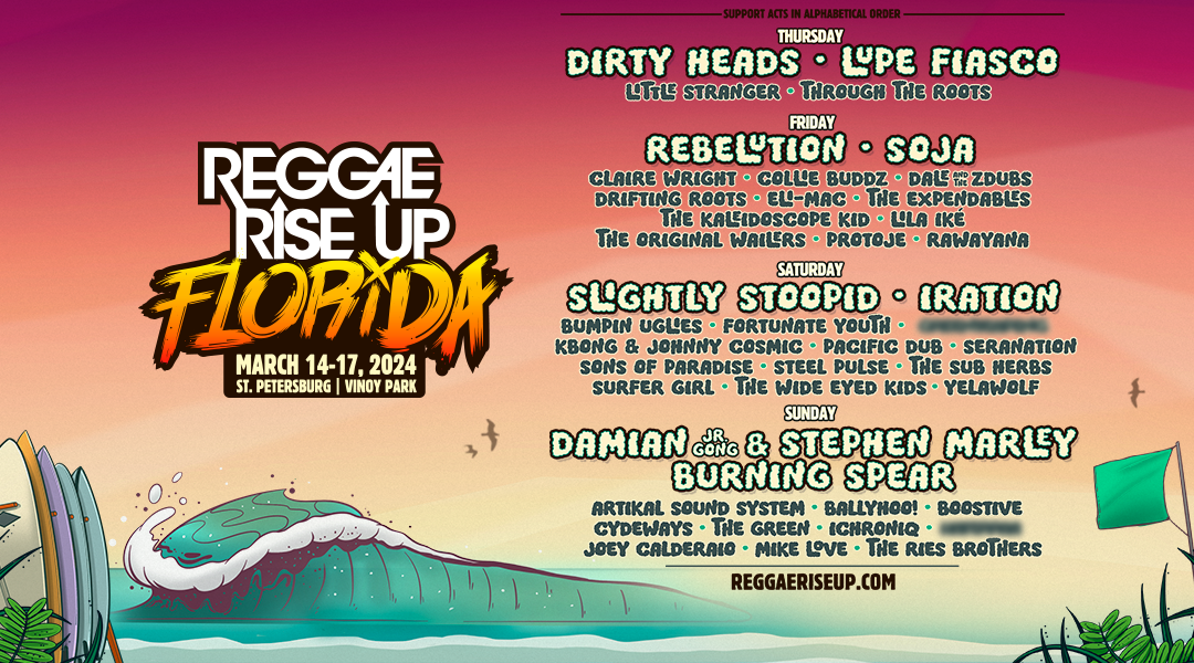 Lineup  Reggae Rise Up Florida Festival 2023